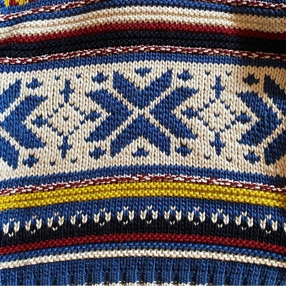 Zara Man Chunky Heavy Sweater Men’s Size XL Cowl Neck Fisherman's Acrylic Wool - Picture 10 of 16